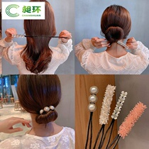 2021 New ball head flower hair curler Korean lazy headdress temperament simple flower bract head shape curly hair