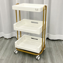 High-end beauty car stroller massage SPA multi-function nail art storage mobile storage shelf special for beauty salons