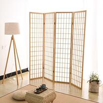 Japan-style Screen Zhangzig Mobile Folding Solid Wood Background Wall Living Room Genguan Bedroom Shelter Home Live Streaming Partition