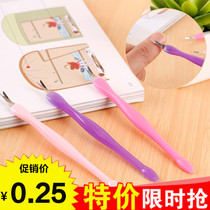 Departing knife push fork pedicure knife dead skin fork shovel nail tool deep V-shaped double-head fork sharp exfoliator knife