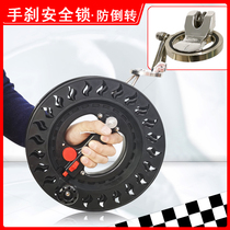 Weifang kite reel 2020 new ABS handbrake handgrip wheel anti-reverse with brake big universal kite wheel