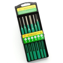 Brand 6 pieces of chrome vanadium steel cylindrical punching punching sub punching tool stone construction chisel W0448