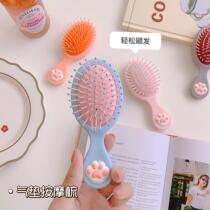Creative Cat Paw Comb Children Girl Air Bag Comb Cute no Hair Girl Hearts Air Cushion Massage Comb Air Cushion Comb