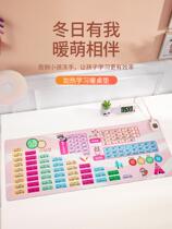 Childrens heating Pinyin Multiplication Book Table Pad Students Learning Desk Desktop Heating Warm Office
