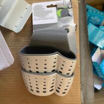 Kitchen Utensils Sink Drain Hanging Bag Small Shelve Sponge Pool Containing Supplies Hanging Basket Drain rack