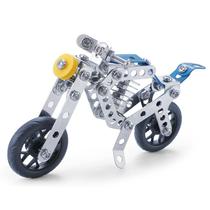 Manufacturer direct sales 3d metal assembly building block screw nuts combined engineering car model diy creative handmade