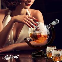 Vodka wine container glass decanter wine bottle wine container Whiskey Decanter Globe cross-border