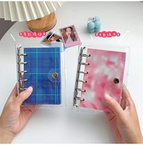 Loose Leaf Notepad Inner core stand-in core 6 holes a7 Color 120G Ggrain gradient Card Small Card Photo Inner Page Collage