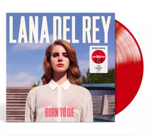  On the Way Lana Del Rey Was Born To Die Thunder Target Red Glue Vinyl Record LP