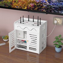 Router wire box wifi cat set-top box wire rack plug remote control plug board sorting storage rack