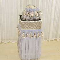 New water dispenser dust cover European-style cloth art Custom cover towels Mineral Water Barrel Lace Hood Two Sets