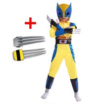 Wolverine clothes Muscle clothing childrens performance clothing cosplay Halloween stage performance costume Wolverine