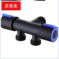 Applicable 304 stainless steel one in two out double handle double control single cold faucet paint washing machine mop pool faucet