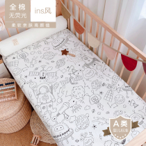 Childrens sheets Girls princess style single double ins Cute cartoon summer boy sheets Dormitory students