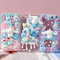 diy phone case homemade cream glue handmade set blind box for Apple 11iPhone12 Huawei nova7