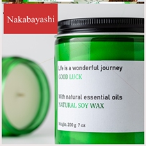 Bottle scented candle diy handmade smoke-free soy candle Creative bedroom decoration scented candle customization