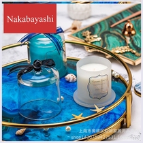 Romantic time essential oil scented candle glass Home smoke-free incense incense incense candle cup gift box