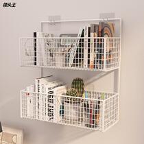 Free Punch Wall Shelf Dorm Shelf Dorm Shelf Wall Hanging wall Bedside Wall shelf Bathrooms Wall-mounted Storage Basket