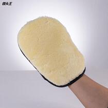 Car Wash Wool Gloves Wipe Carts Waxing Gloves Automotive Supplies Car Wash Tools Plush Bear Palm Cleaners Wholesale