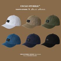 Short brimmed hat men's Japanese fashion brand patch cap four seasons street retro Joker soft top baseball cap girls