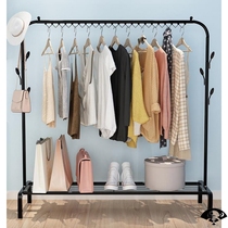 2 meters cold clothes rack Live studio support can be hung on the wall floor clothes rack display rack for clothing stores with wheels