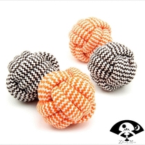 Dog toy Teddy Golden Retriever Satsuma Molar Bite-resistant knot Dog ball Cat toy Puppy Pet supplies