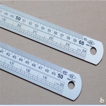 Thickened stainless steel ruler Long iron ruler 30 60cm1 2 meters steel ruler Extra thick steel ruler Inch steel ruler