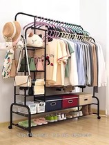 Drying rack floor-to-ceiling home dormitory storage folding bedroom sunbathing shelf balcony simple cool clothes rack thickened