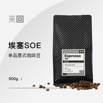 Back and Forth coffee Ethiopian Yagashefi SOE medium roasted boutique fresh roasted coffee beans