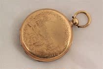 (East Street) A061# Switzerland 18K gold open Watch Gold Watch antique pocket watch old pocket watch