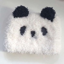 Day single GP style public warm heart soft cute Panda face wash hair band mask postpartum confinement windproof hair band
