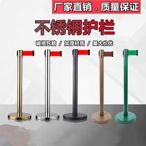 Stainless Steel One Meter Wire Guardrails Safety Protection Segregated Pile Police Cordon extension fence Isolation with protocol column