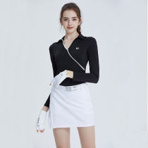 New golf womens suit clothing womens jacket long sleeve Sports Speed Jersey female dry long sleeve V collar Jersey