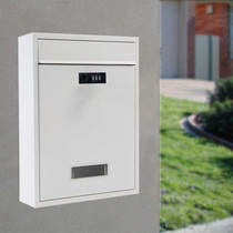 Letter and newspaper box general manager mailbox inbox household wall-mounted newspaper box outdoor waterproof with lock suggestion box community