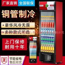 Mini freezer small household small refrigerator wine display freezer commercial freezer convenience store supermarket vegetable double door