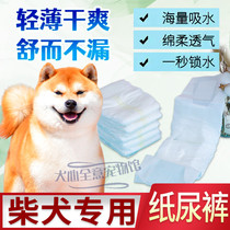 Chai dog special dog physiological pants sanitary urine not wet special Aunt towel not anti-seepage protection against glitch with no side leakage
