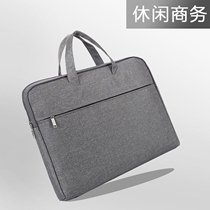 File Package Dual-use Briefcase Male Business Brief About A4 File Bag Canvas Handbag Large Capacity Office Bag Lady