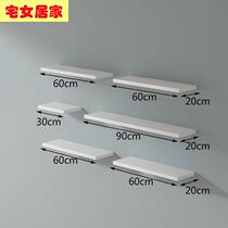 Wall frame fixed wall shelves one word shelves simple load log clothing storeshelf floral frame wall hanging board