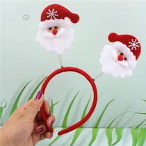 Christmas Gifts Small Gifts Children Adults Head Buttons Christmas Headgear Hoops Dressed Up for the Elderly Hair Stirrup