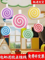 Creative charm decoration foam lollipop Kindergarten ceiling hanging shopping mall air hanging school activity decoration