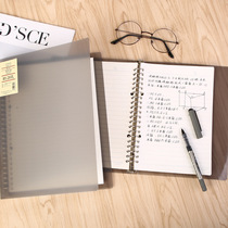 New loose-leaf This thickened B5 detachable college student brief horizontal wire grid This live page clip notebooks notebook
