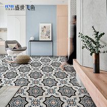 Moroccan vintage tile 300x300 non-slip floor tiles kitchen balcony floral toilet bathroom tile