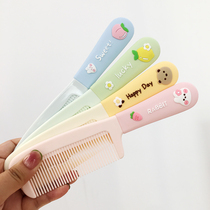 Cute creative cartoon silicone small animal hair comb student dormitory plastic comb baby safety comb