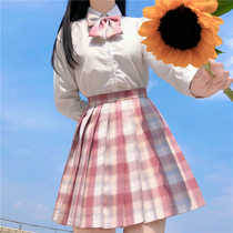 jk uniform skirt genuine suit original creative skirt skirt skirt skirt Japanese college style pleated skirt shirt female student school uniform skirt