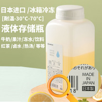 Refrigerator Frozen milk Juice honey brine plastic bottle Cold water bottle Sub-packaging bottle Liquid storage bottle Sealed tank
