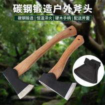 Outdoor camping BC Tomahawk steel forging quenched axe Chopping Wood wood Axe Expedition Equipped with machete logging Kaushan axe