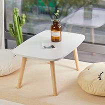 Tatami table ins Floating Windows Mini Table Tatami Terrace with small tea table Bedroom sitting on the ground and a few out