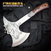 Outdoor Wolf Head Axe Fire Logging Landscaping Military Axe Battle Wolf Axe F713 A Generation Hair