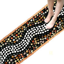  Send dad Fathers Day health gifts Rain stone pebble foot pad Foot massage pad Stone massage foot pad