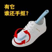 Shoe brush shoe brush shoe artifact tool household multifunctional soft wool shoe brush cleaning special shoe brush plastic